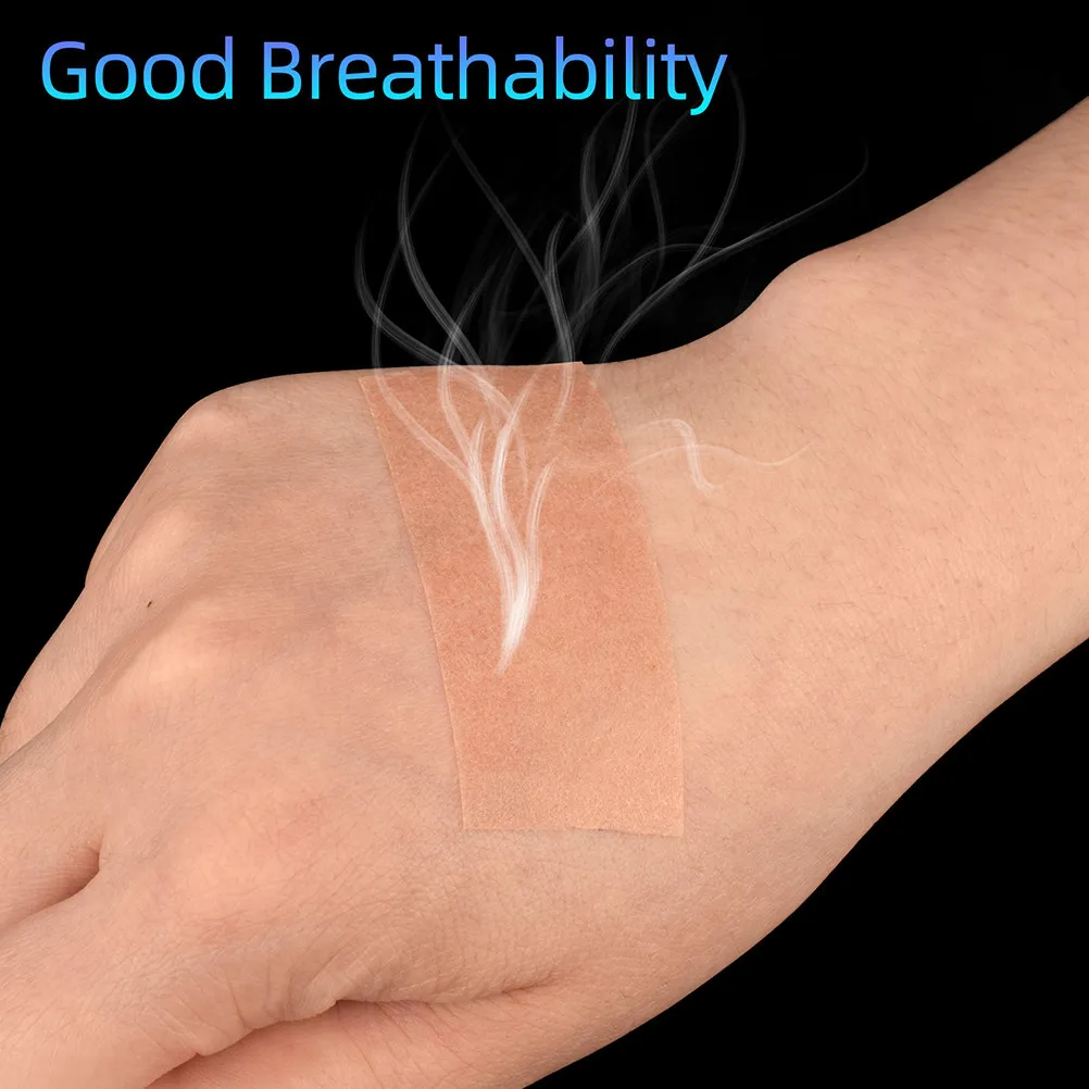 

Набор из 3 дышащих бумажных лент для фиксации татуировок, фиксирующая лента для кожи, марлевые ленты для фиксации, аксессуары для тату-практики, дышащие бумажные ленты