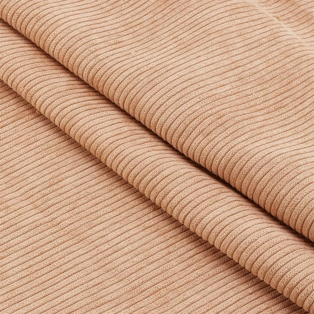 61x39 Inch Corduroy Fabric Stretch Corduroy Fabric Solid Plain Thick DIY Sewing Materials Soft Quilting Fabric for Clothing