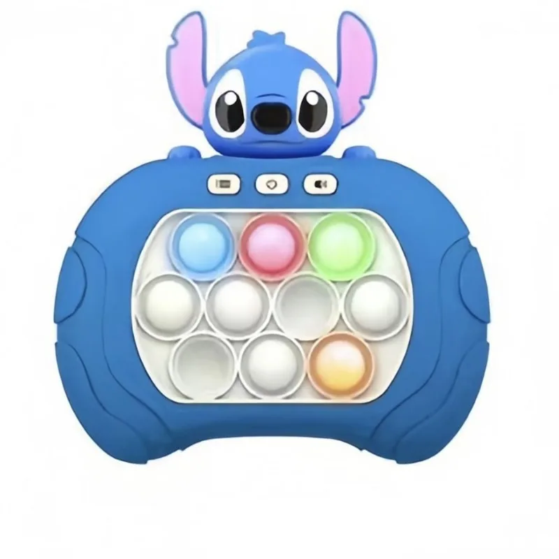 Stitch Lotso Kuromi Mymelody Cinnamoroll  creative push button game machine children's educational toy to train reaction ability