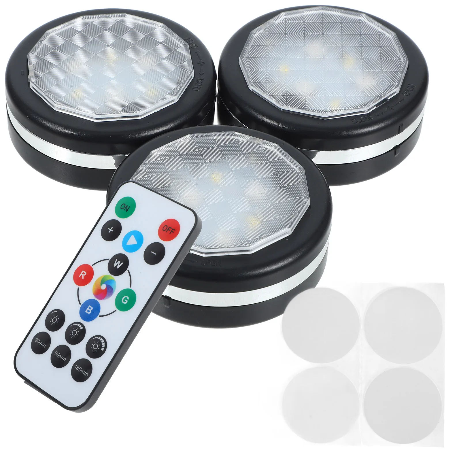 

1 комплект, 1 комплект, светодиодный ночник, черный, серебристый край, RGB, пульт дистанционного управления для спальни, светодиодный ночник, кухонный шкаф, шкаф, мебельная лампа