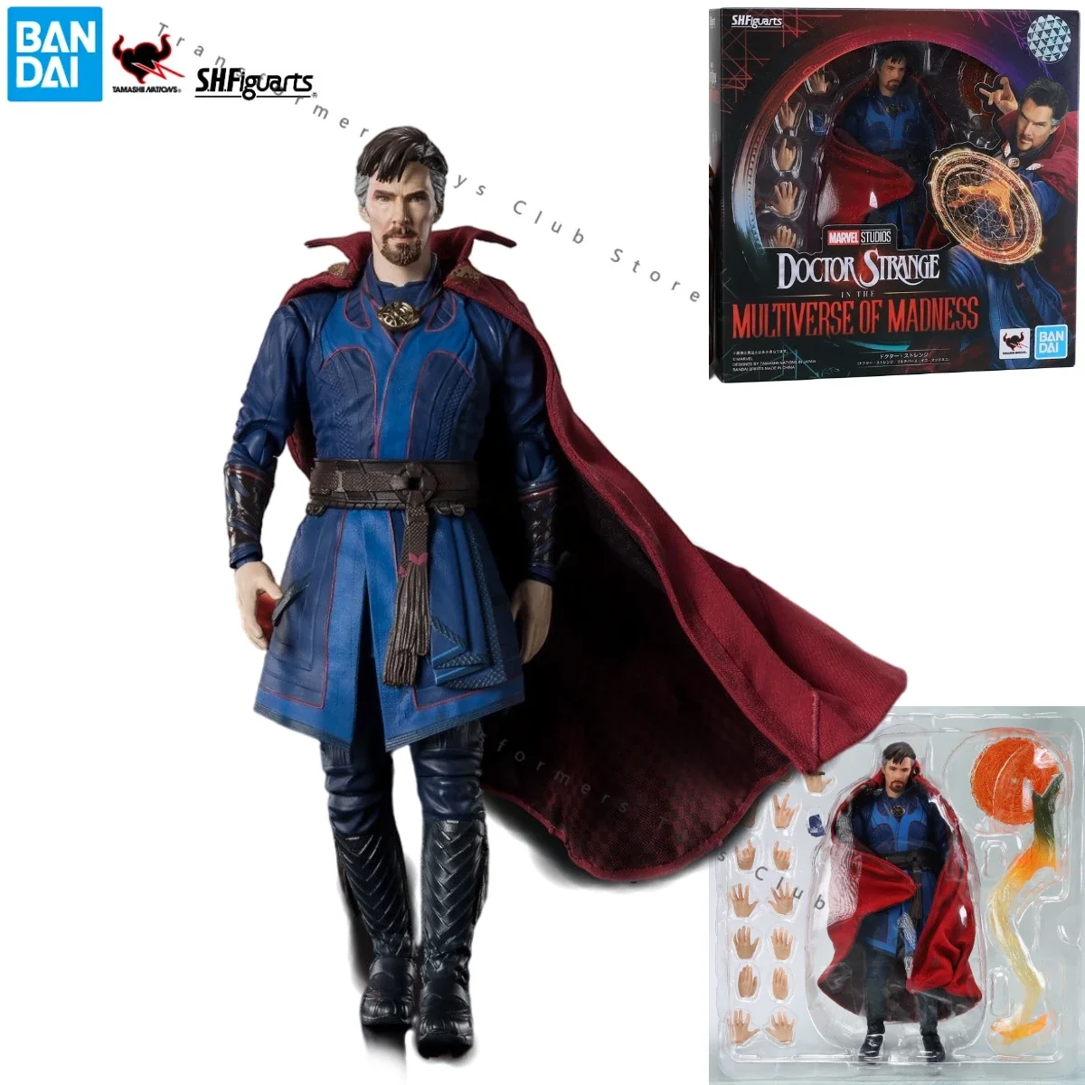 In Stock BANDAI S.H.Figuarts TAMASHII NATIONS - Doctor Strange in The Multiverse of Madness Action Figure