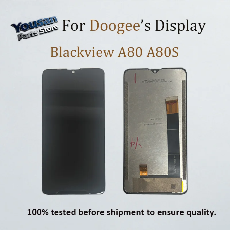 Mobile Phone 6.49'' Original For Blackview A80 Display Screen Touch Panel Digitizer Assembly For A80S TDigitizer Assembly Repair