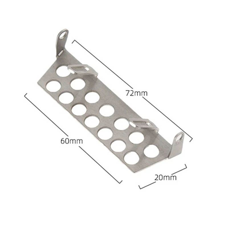 2 Pcs Chassis Armor Silver Chassis Armor Protector Parts For MN128 MN86S MN86KS MN86 MN86K MN G500 1/12 RC Car Upgrade Parts