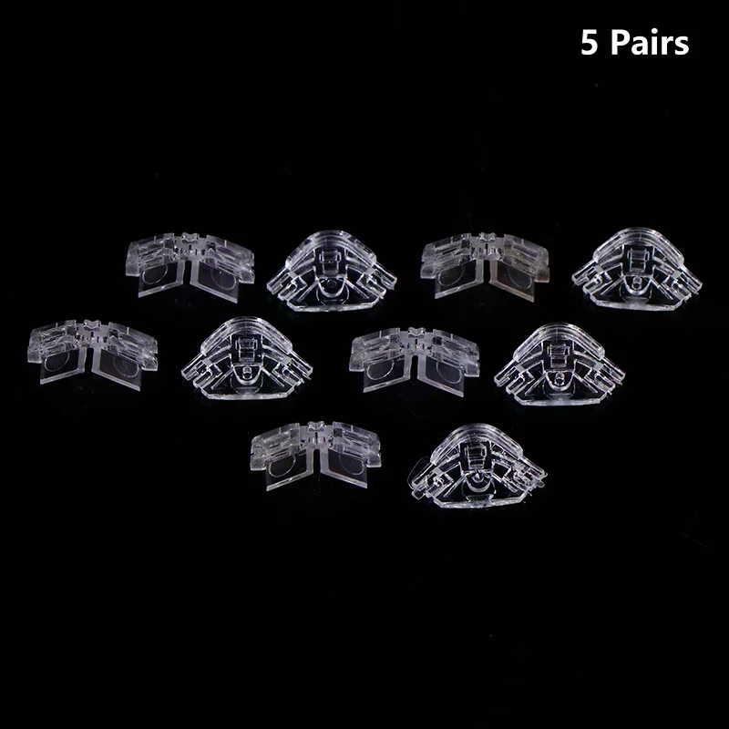 Confezione da 5 protezioni angolari trasparenti, ponticello speciale in fibra ottica per uso domestico interno