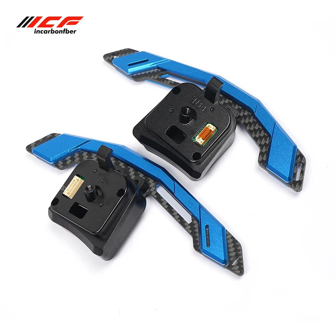 ICF Carbon Fiber Aluminum Alloy Magnetic Shift Paddles for Audi Real R8 New Multi Color Shift Paddles