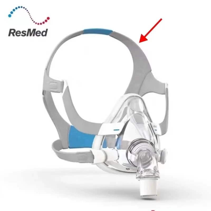 أغطية رأس أصلية لـ Resmed Airfit F20 ، قناع الأنف ، قناع CPAP ، عصابة رأس ، ملحقات جهاز التهوية