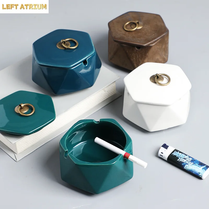 cendrier-creatif-en-ceramique-en-forme-de-diamant-avec-boucle-en-cuivre-boite-de-rangement-avec-couvercle-accessoires-de-decoration-pour-la-maison-anti-cendres-volantes-pour-salon
