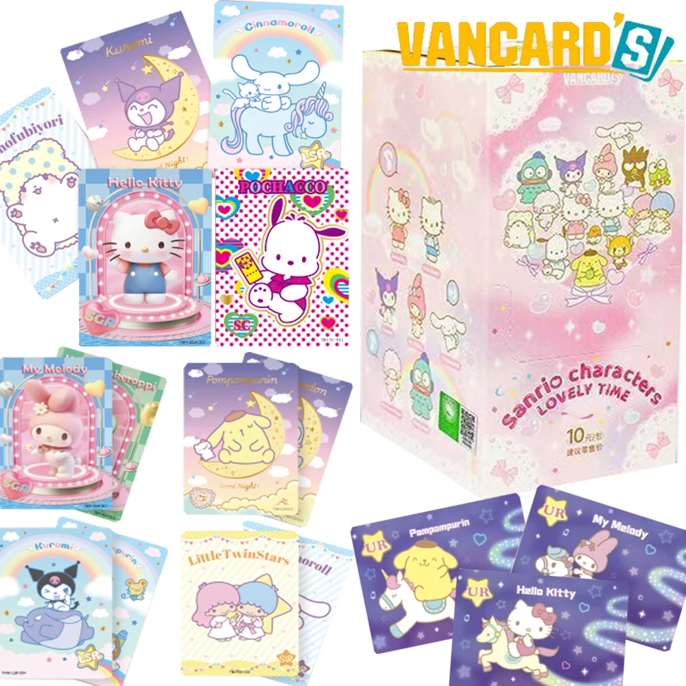 

Vancard's Sanrio Collection Cards Lovely Time Series Cinnamoroll Pompompurin Unique Design Special Shaped Cards Gifts for Kids