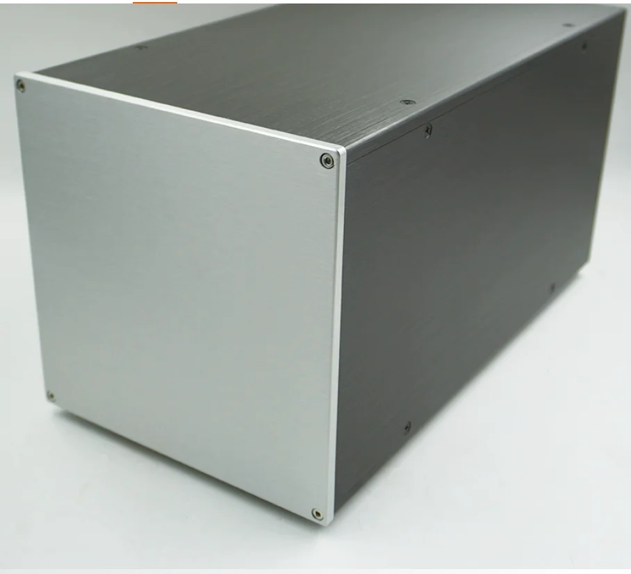 205339  All aluminum amplifier chassis / Preamplifier case / AMP Enclosure DIY box (206 *206*309mm)