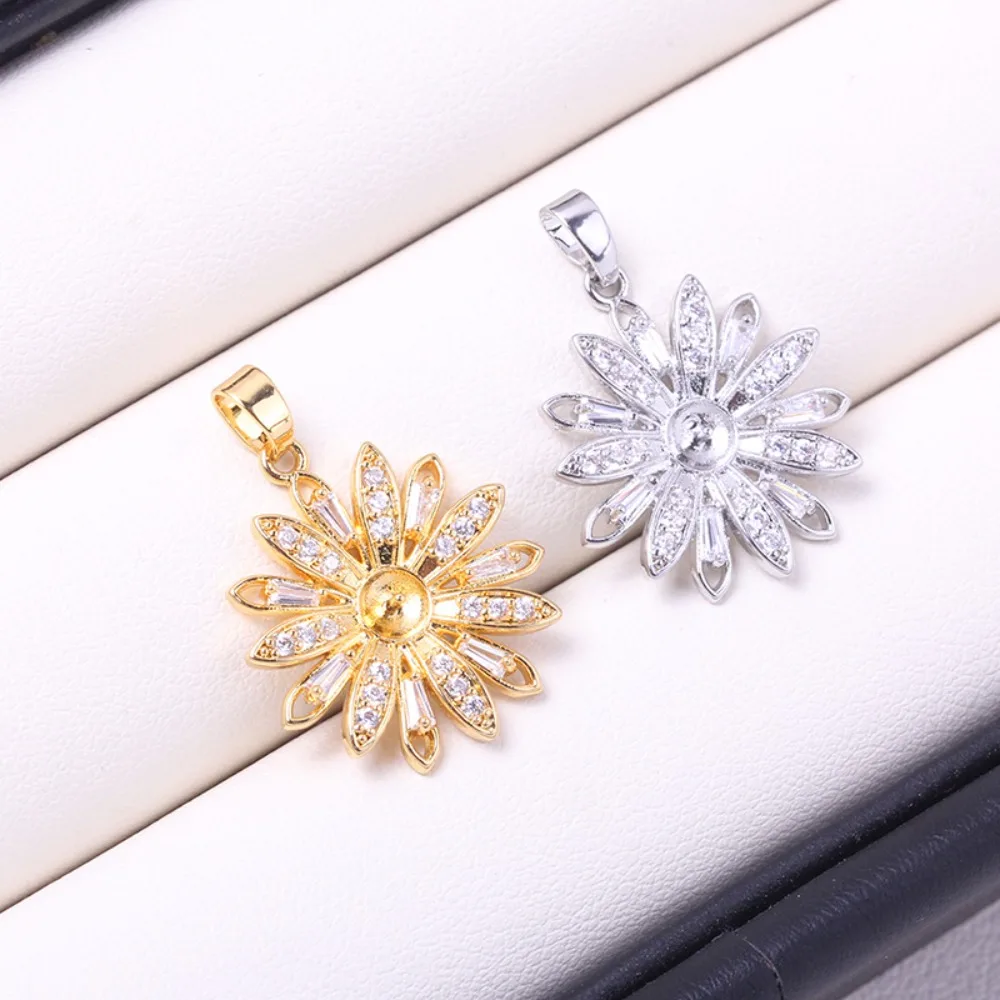 

5pcs Pendant Clasp Bail Connector Copper Plated 18K Gold Pendant Settings Jewelry Findings Parts Fittings Connection Accessories