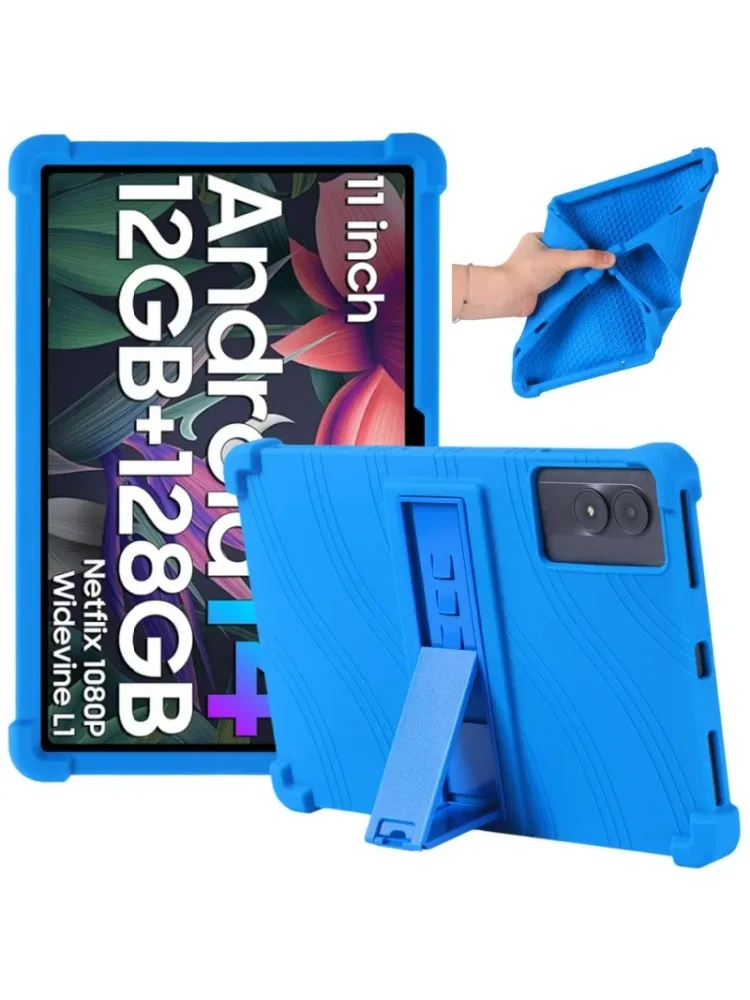 Cornors miękka silikonowa osłona z podpórką do etui Acer Iconia Tab P11 11 "Tablet PC odporna na wstrząsy ochronna Funda 4 zagęścić — zdjęcie produktu 7
