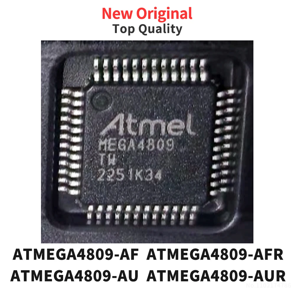 (1 pièce) ATMEGA4809-AF ATMEGA4809-AFR ATMEGA4809-AU ATMEGA4809-AUR QFP-48, nouveau, Original