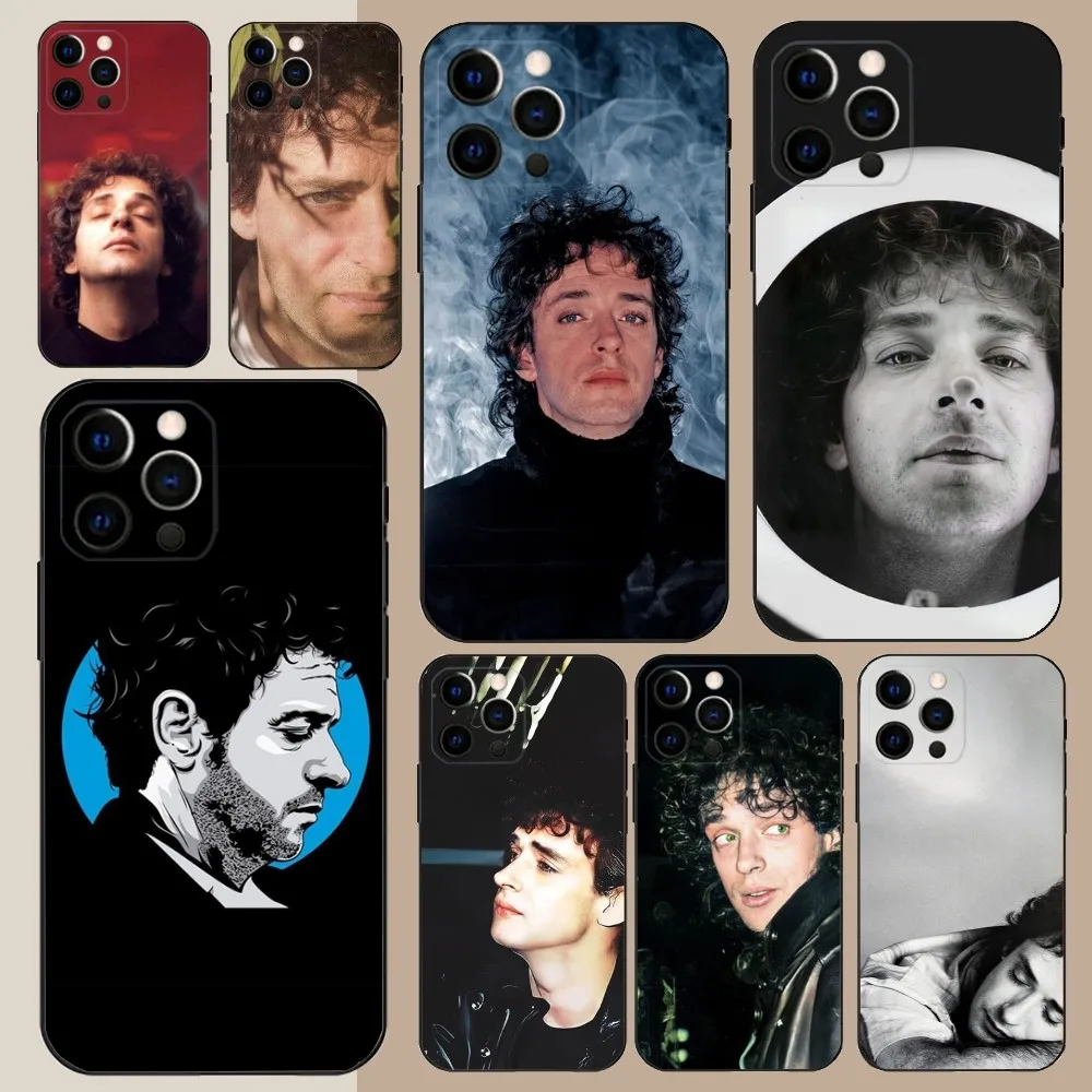 Soda Stereo G-Gustavo Cerati   Phone Case For Apple iPhone 15,14,13,12,11,Pro,X,XS,Max,XR,Plus,Mini Soft Black Cover