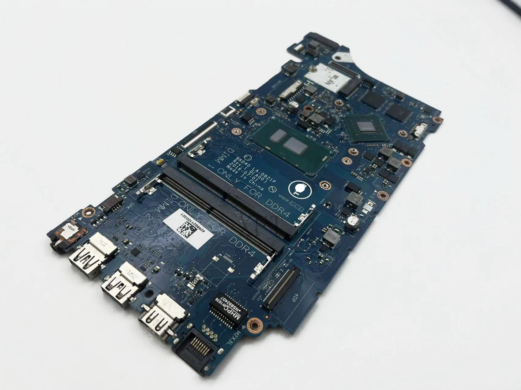 For Dell Inspiron 7460 7560 5568 Laptop Motherboard DDR4 LA-D821P with i5 i7 7th gen CPU 940MX GPU 100% Test Work
