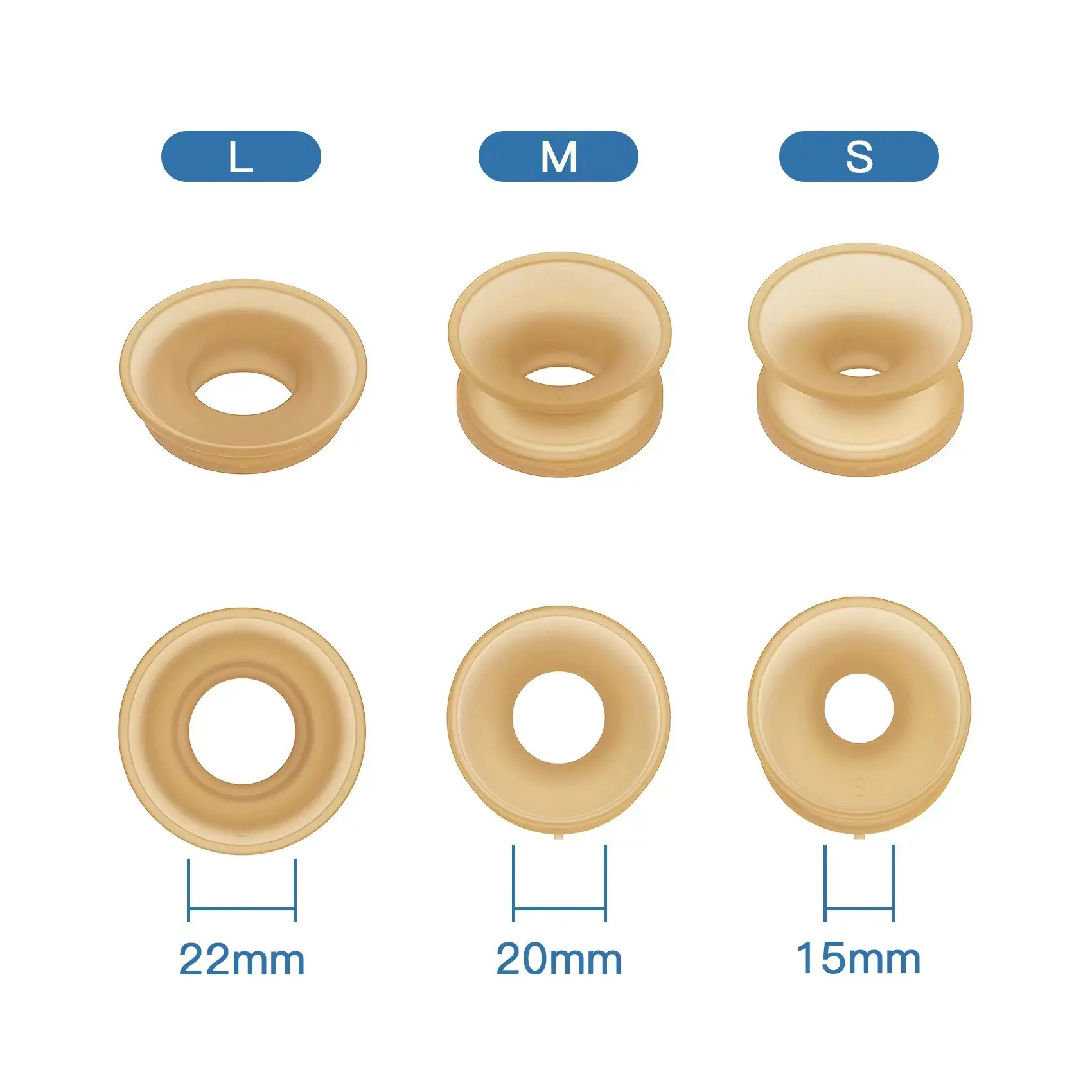 Silicon 6pcs/lot sleeve  parts kit for Sizedoctor all penis longer cups extender strencher  Accessories products for men male