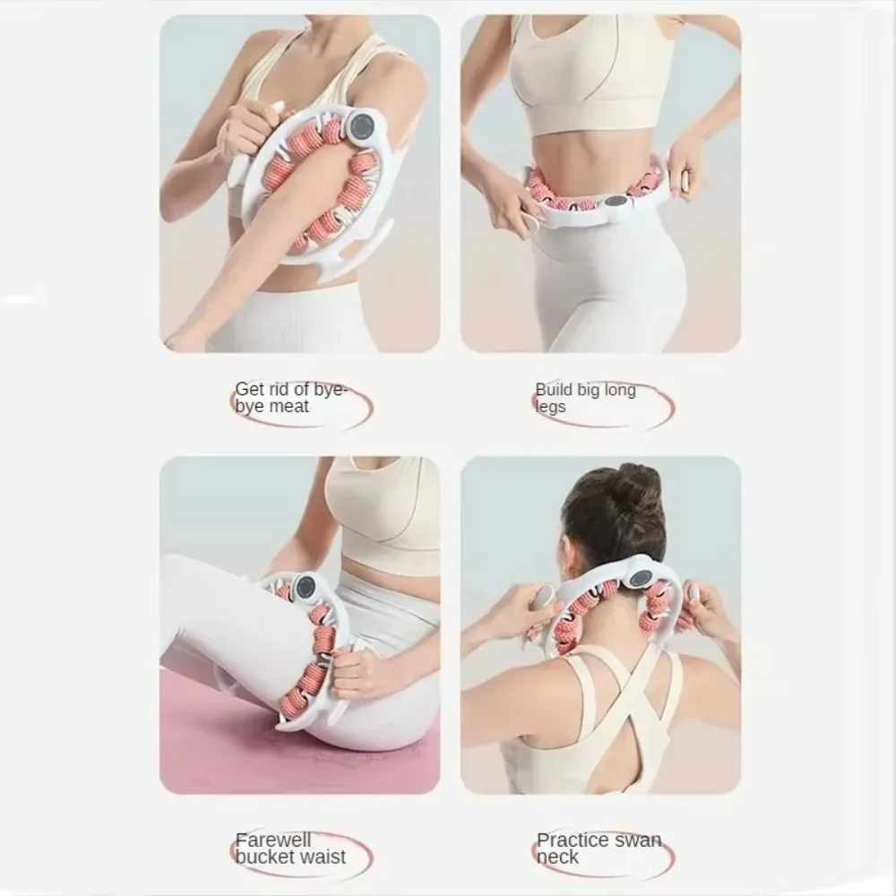 

Round Shape Leg Roller Massager Multi-function Ring Leg Clip Manual Muscle Massager Portable Beauty Tools