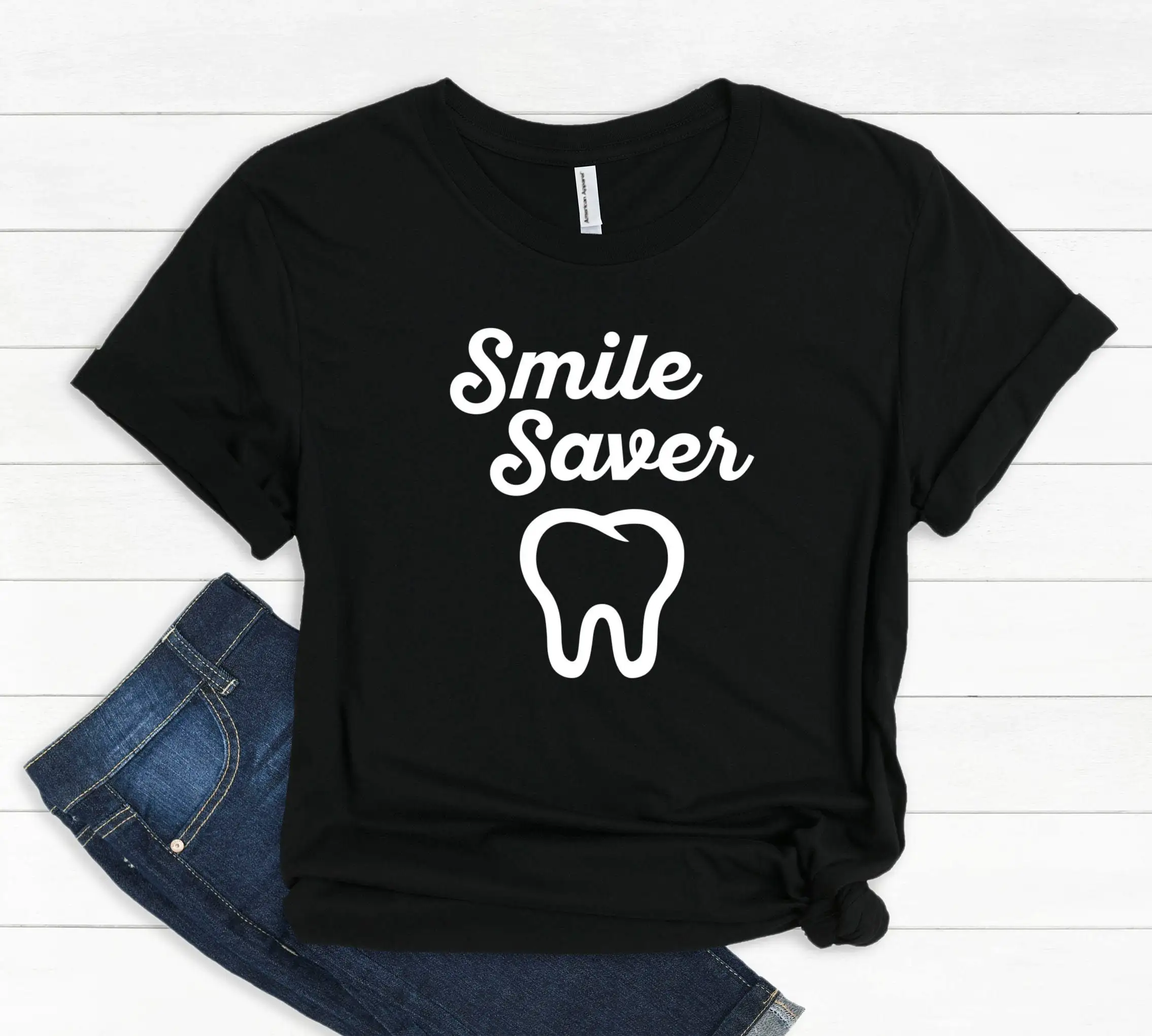 Футболка Smile Saver Dentis Dental HygienisT StudenT AssistanT