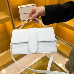 Trendy And Fashionable Women's Bags Leather Crossbody Shoulder Bag   Vintage Handbags Underarm Frosted Luxury  Handheld Wallet