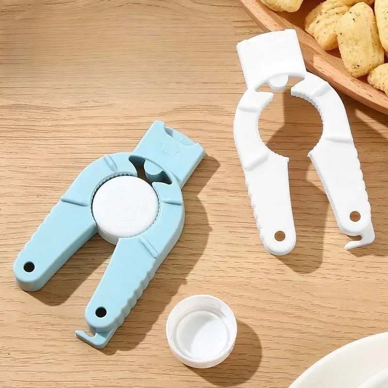 Multifunctional Bottle Opener Plastic Can Opener Water Bottle Gripper Jar Lid Remover Pull Tab Soup for Weak Hand Senior Elderly