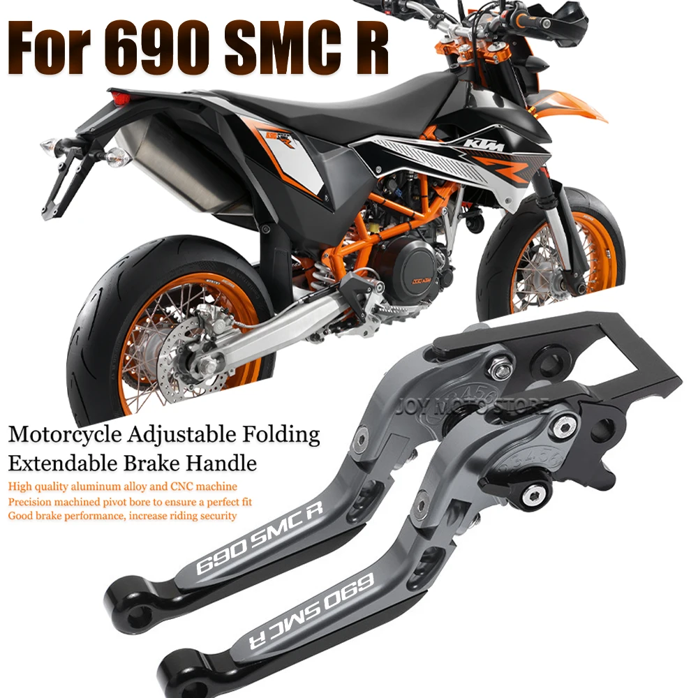 For 690SMC R 690smc r 690 smc r 2019 Motorcycle Accessories CNC Adjustable Folding Extendable Brake Clutch Levers Handle