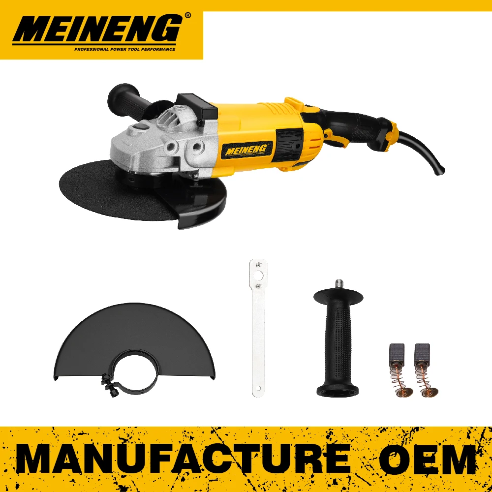 High Quality Industrial Power Tool 180mm/230mm 110V/220V Multi Purpose Professional Angle Grinder