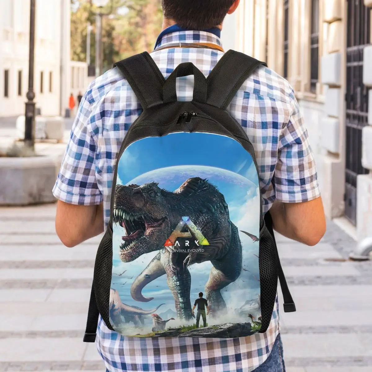 Gifts Idea Ark Survival Evolved Backpack Student Boys Girls BookBag School Bag Computer Shoulder Bags