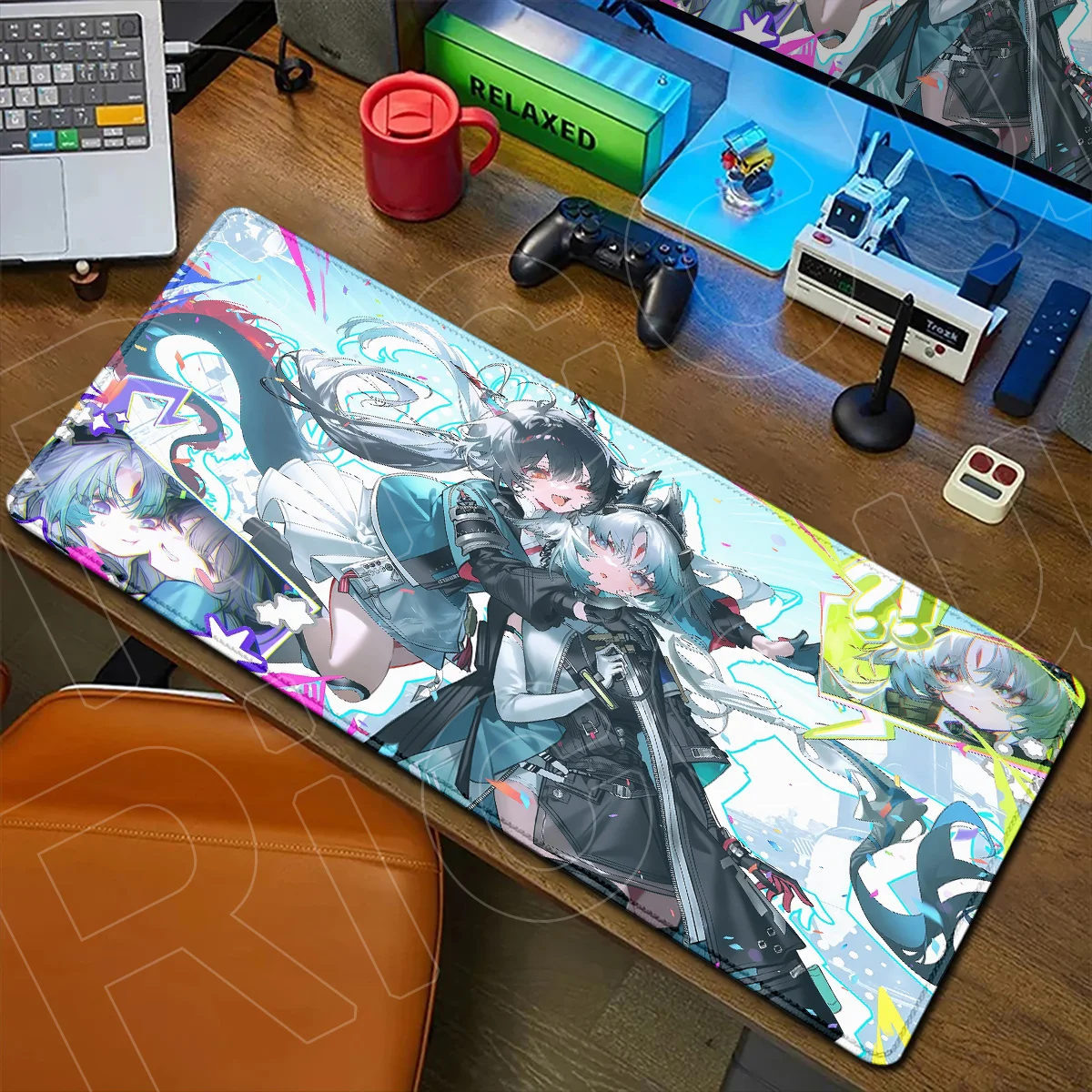 Arknights Endfield Kawaii Girl Arcane Mouse Pad Extended Anime HD Printing Desk Rug Office Accessories Large Gaming Keyboard Mat