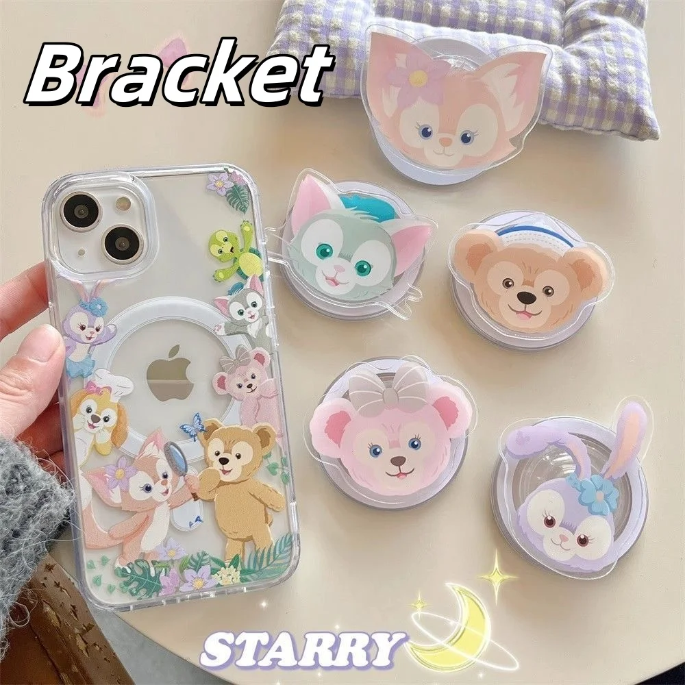 

Disney theme star Dailu Shirley Mei magnetic suction bracket mobile phone accessories airbag can be detached and anti-fall