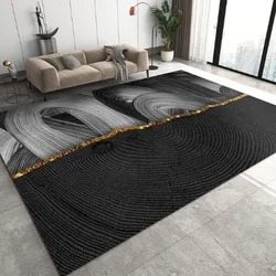 VIKAMA 1PC Nordic 3D Stereo Living Room Carpet Home Sofa Coffee Table Carpet Bedroom Study Non-Slip And Dirty Carpet