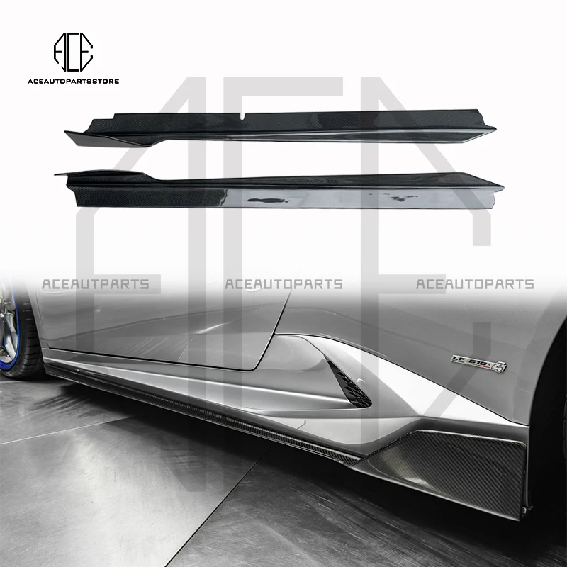 

Real Carbon Fiber Car Side Skirts Bodykit Bumper Side Skirt Cover For Lamborghini Huracan LP580 LP610 2014-2020