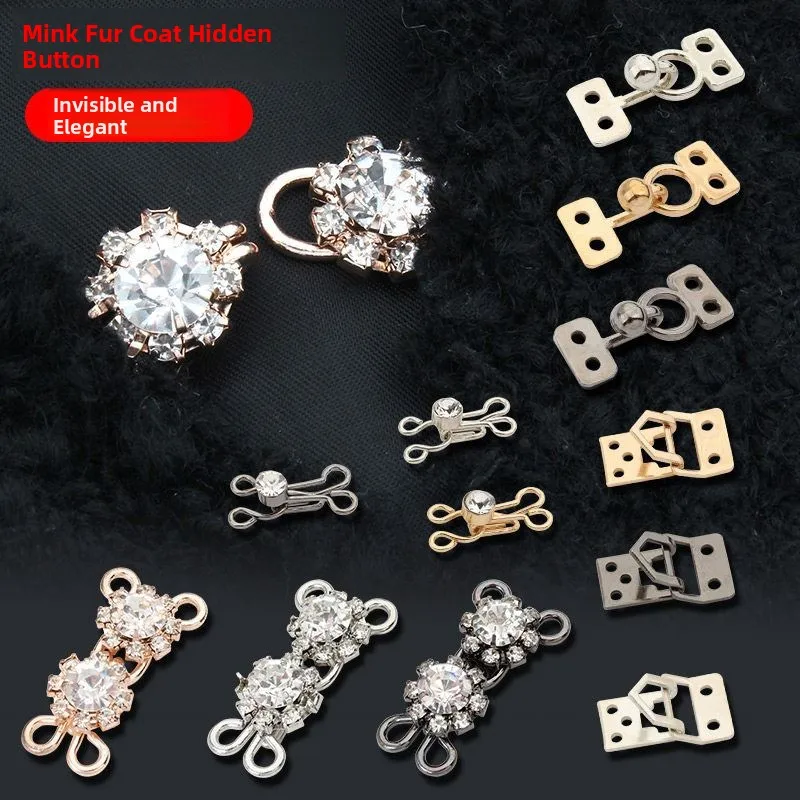 

Кнопки-крючки для меховых пальто и ветровок: невидимые, темные, специальные, парные, для верхней одежды.