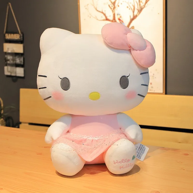 

Sanrio Kuromi плюшевые куклы 30/40 см Kawaii My Melody Cinnamoroll мягкие набивные животные Аниме фигурки подушки мультфильм Декор детские игрушки