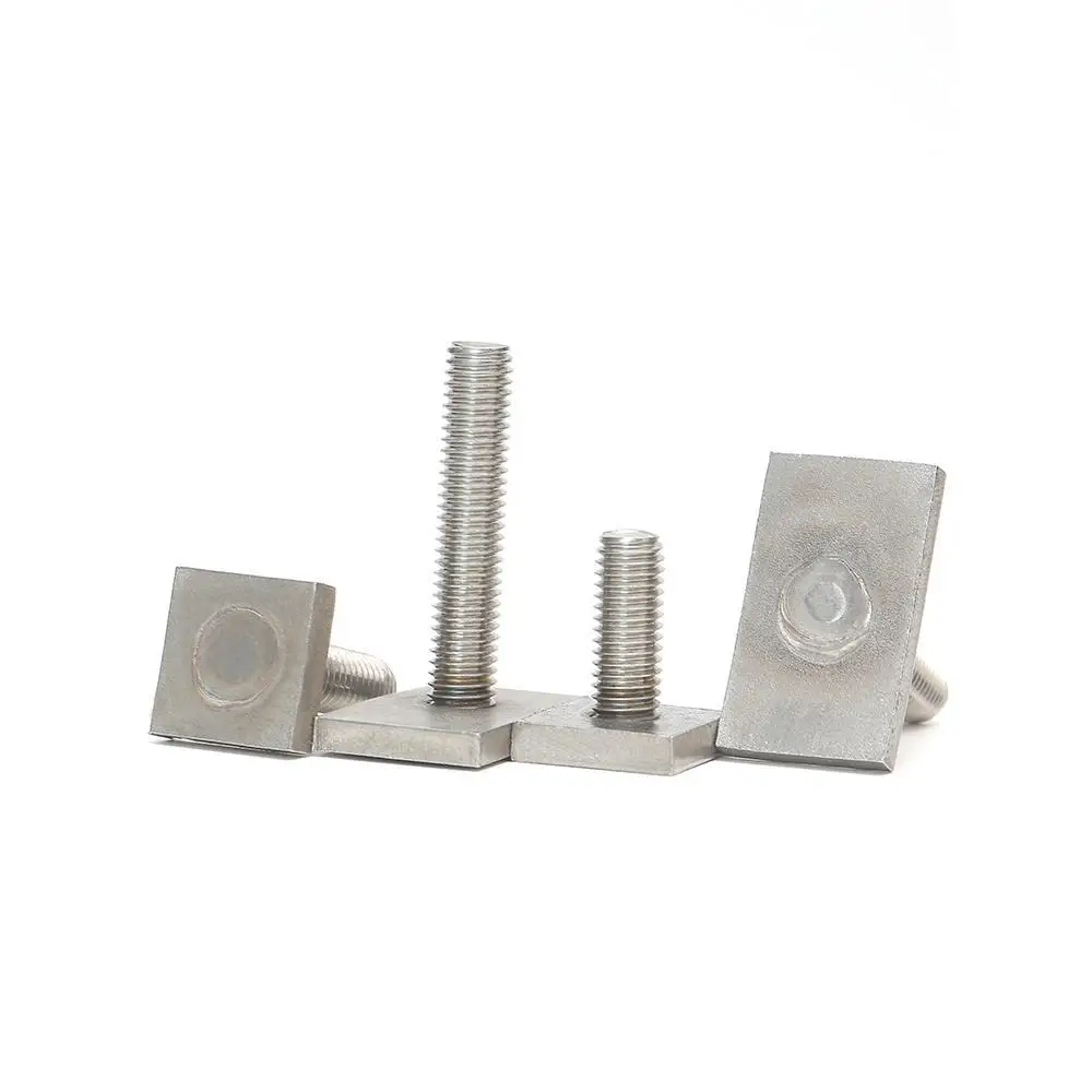 5Pcs Stainless Steel T-Slot Chute Rail Track T Shape Type Rectangle Hammer Head Bolt Screw M6 M8 Hardware Tools Supplies