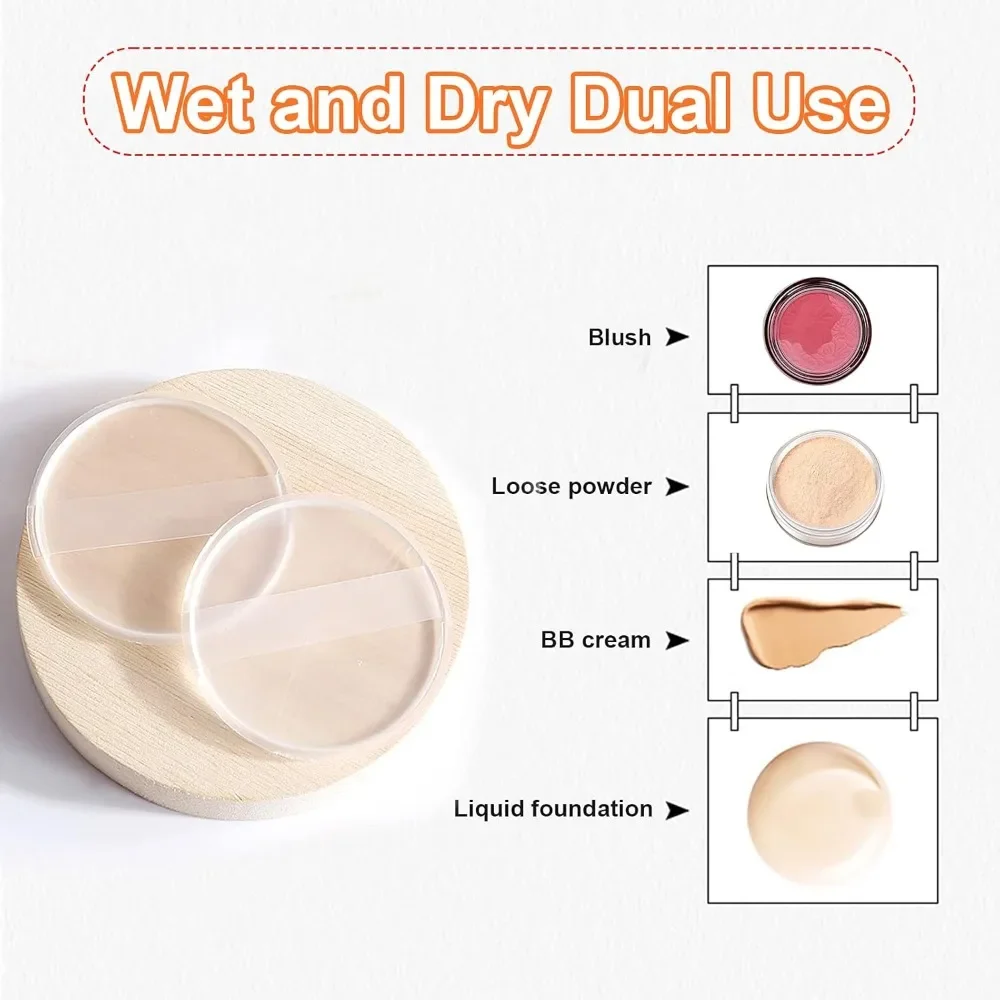 Bouffée cosmétique en Silicone, mélangeur de maquillage doux, éponge de beauté pour fond de teint liquide BB crème, accessoires de maquillage, 1 à 5 pièces