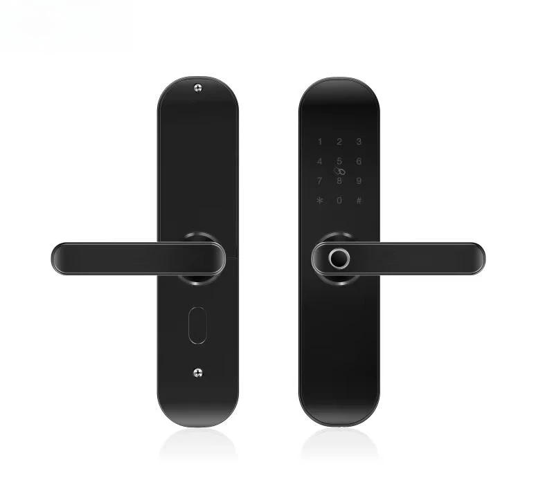 

Tuya Smart Home Security WiFi Door Lock with NFC Card Smart Electronic Door Lock with Fingerprint Use to Home and Office