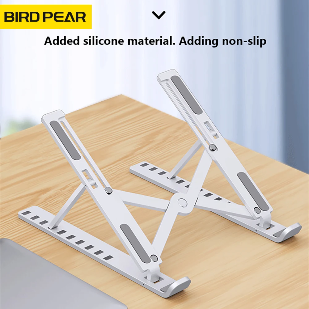 Laptop Ständer Kunststoff Rutschfeste Einstellbare Faltbare Tragbare Für HP MacBook Air Pro Notebook Computer Halterung Heben Halter