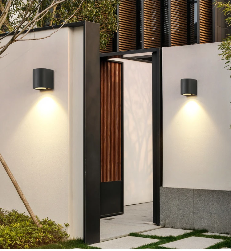 LED Wall Light Outdoor Waterproof IP65 Porch Garden Wall Lamp & Indoor Bedroom Bedside Decoration Lighting Lamp Aluminum