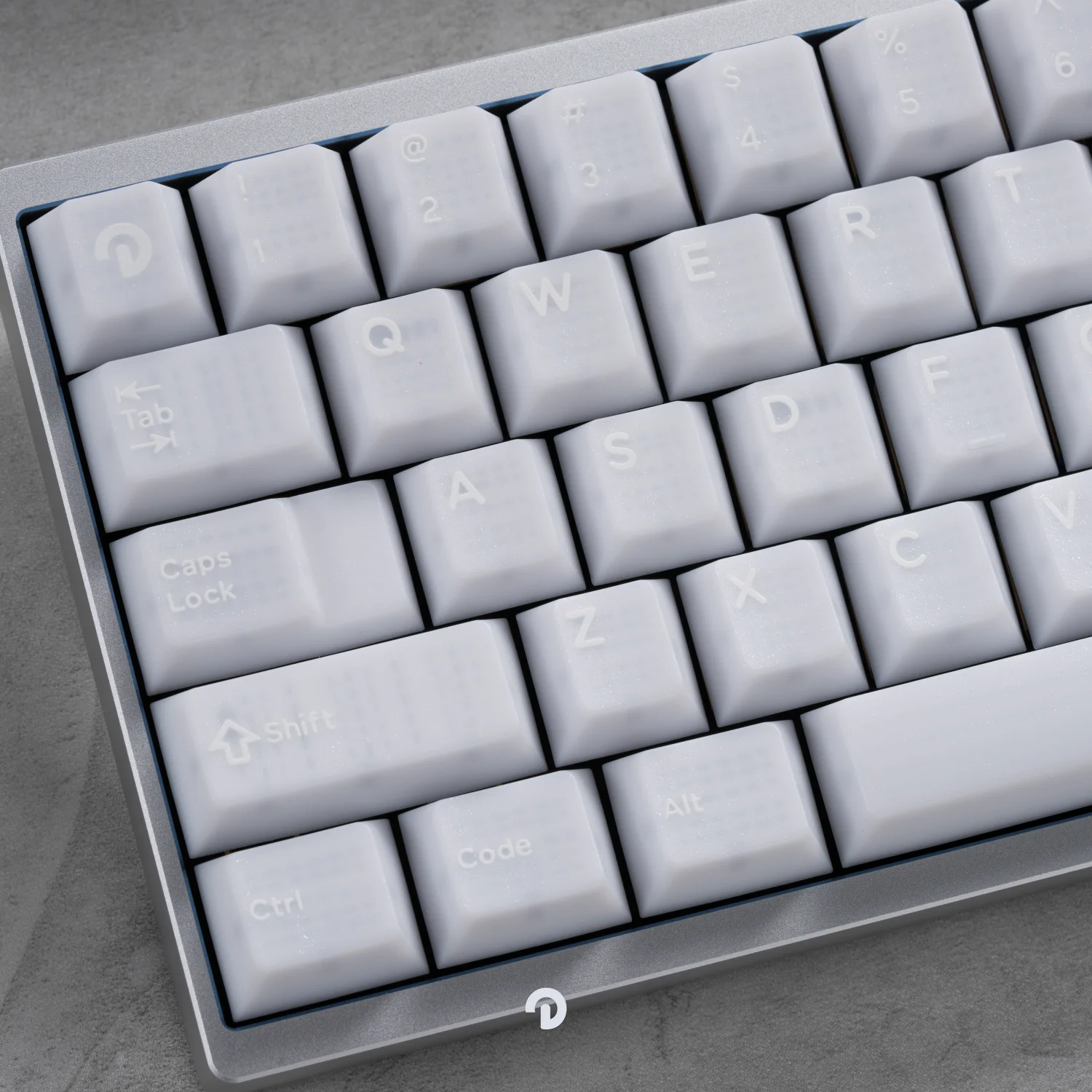Domikey Pearl Keycaps Cherry Profile – Doble Disparo Retroiluminado - imagen 5