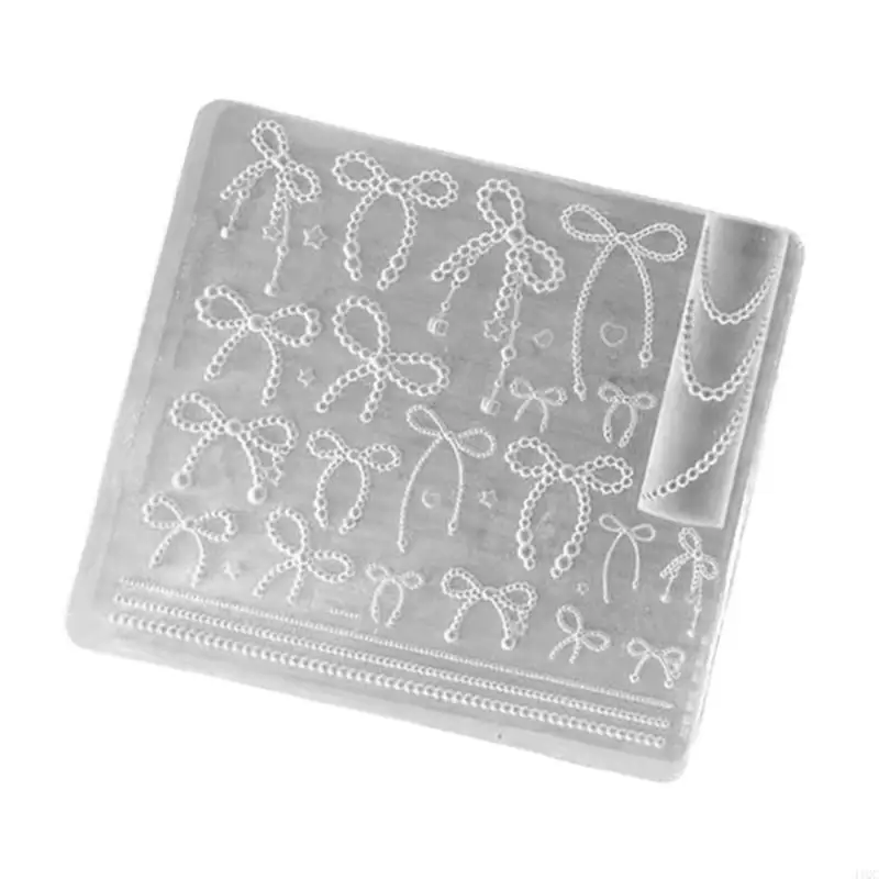 Heat Resistant Art Template Pearls/Shell/Bowknot Handmade Tool for Easy Decoration and Detailed Designs