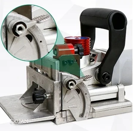 Slotting machine new artifact woodworking furniture wardrobe multi-functional invisible connector open tenon 45 degrees