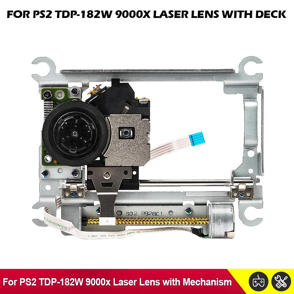 NEW Replacement For Playstation2 Laser Lens TDP-182W TDP 182W TDP182W For PS2 with Deck Mechanism Optical Lens 9000X 90000