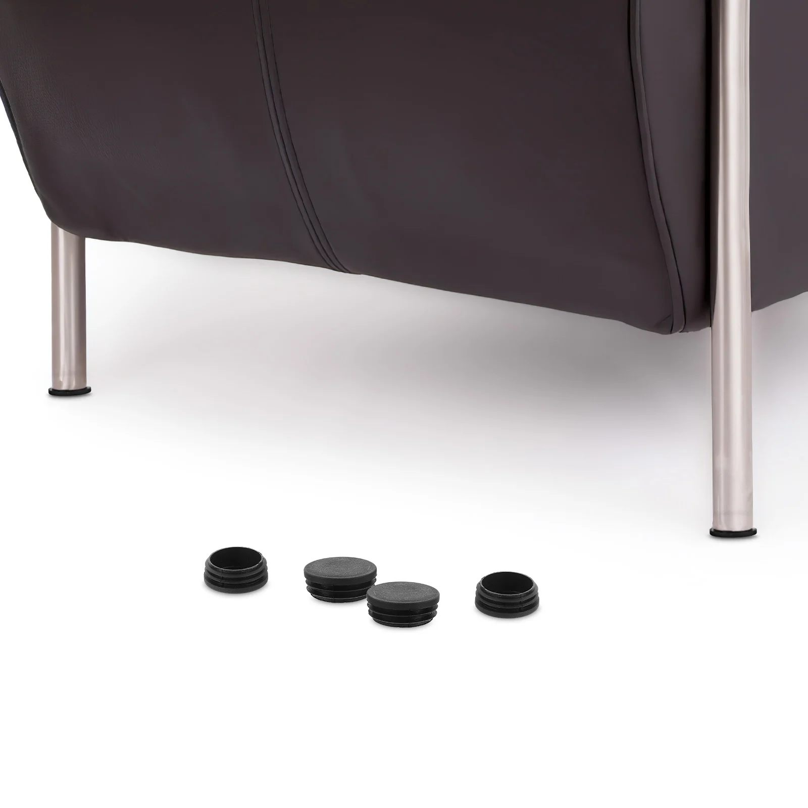 

50Pcs Round Bung Furniture Leg Plug Plastic End Caps Chair Leg Insert Tubing Post Protector Hardwood Floor Protectors Table Legs