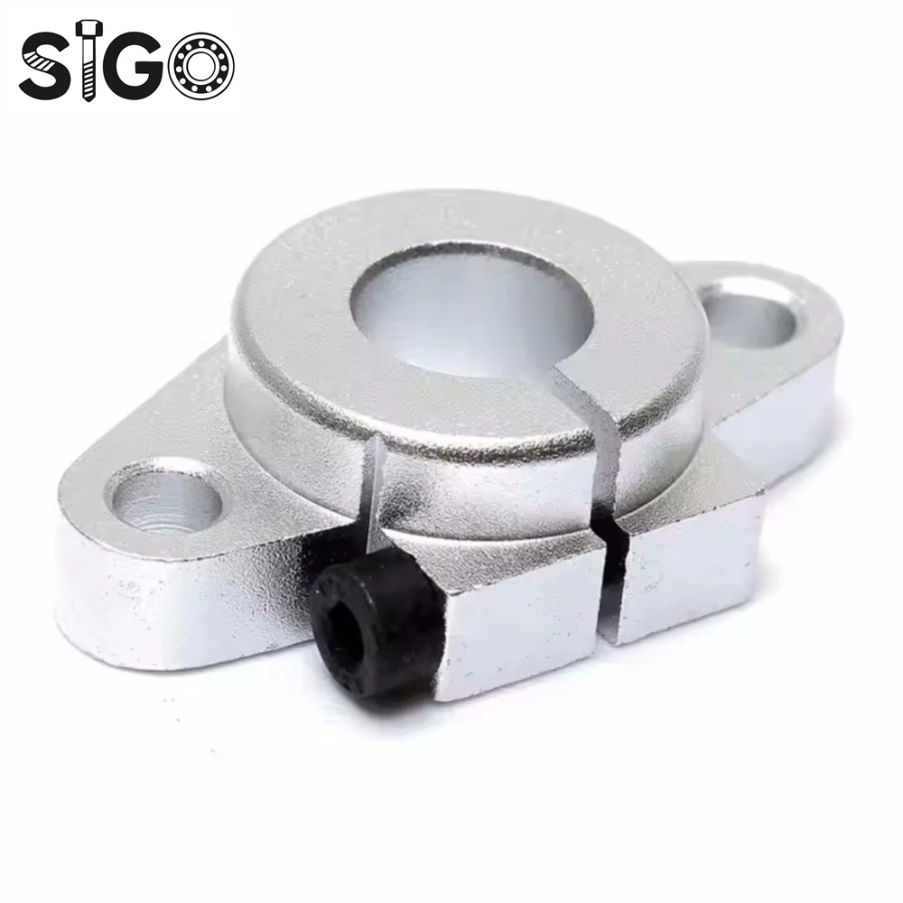 SHF8 SHF10 SHF12 SHF16ベアリングシャフトサポート、8mm 10mm 12mm 16mm丸棒用、DIY XYZテーブルCNC 3Dプリンター用