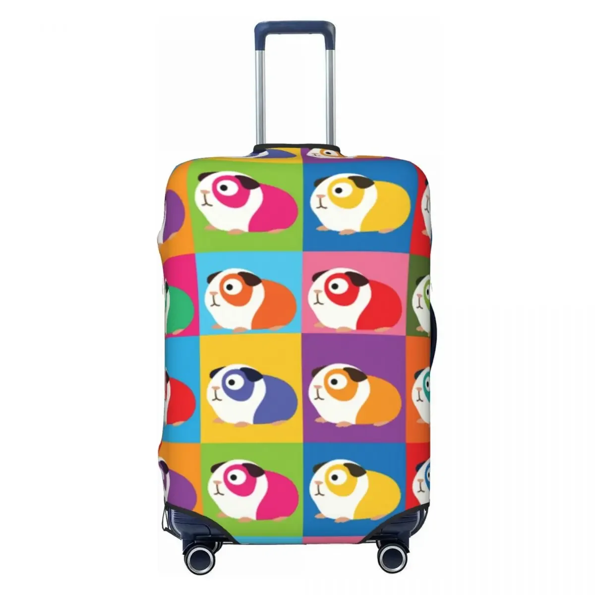 Custom Pop Art Guinea Pigs Luggage Cover Fashion Hamsters Suitcase Protector Covers Suit For 18-32 inch