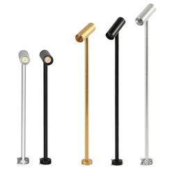 Foco LED regulable de 3W para exhibición de joyas, lámpara de pared de 20/30/35CM, para escaparate de tienda de teléfono, luces de escritorio giratorias, CA de 110V y 220V