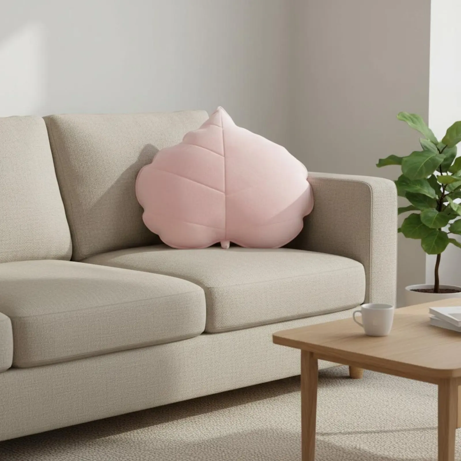 

Dimensional Foliage Pillow Nordic Design Dimensional Foliage Pillow Soft Plant Pillow Soft Material House Decoration
