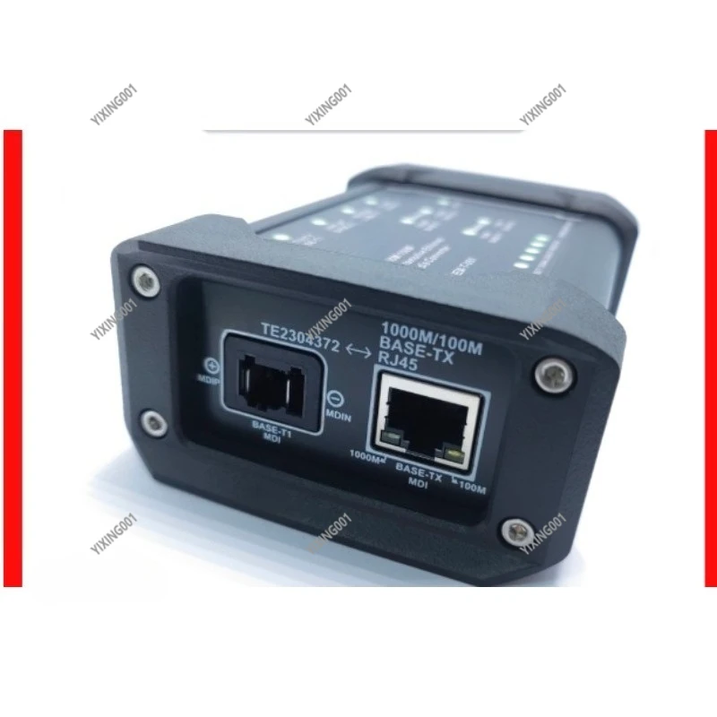 Gigabit Car Ethernet Converter - 1000BASE-T1 to BASE-TX RJ45 In-Vehicle Network Adapter