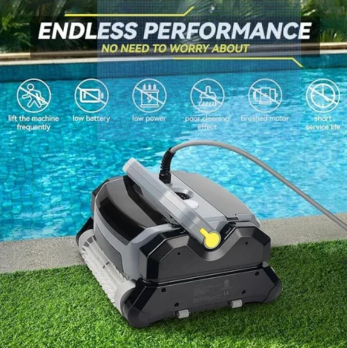 Airo High Quality Automatic Robot Pool Cleaner Swimming Pool Cleaning Wired Underwater Crawling Cleaning Robot with European