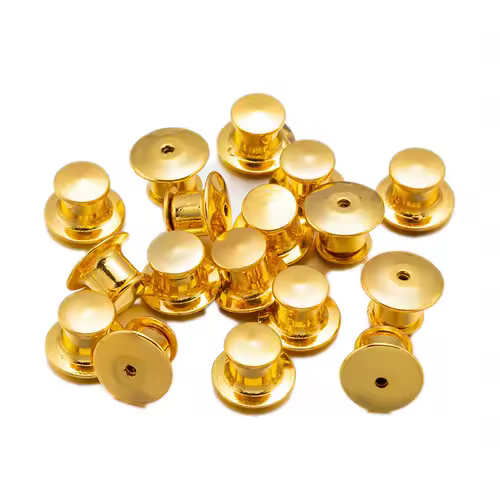 10/30/50 Pieces Locking Pin Backs Metal Pin Backs Locking Pin Keepers Locking Clasp For DIY Enamel Brooch Badge Jewelry Making - Image 10