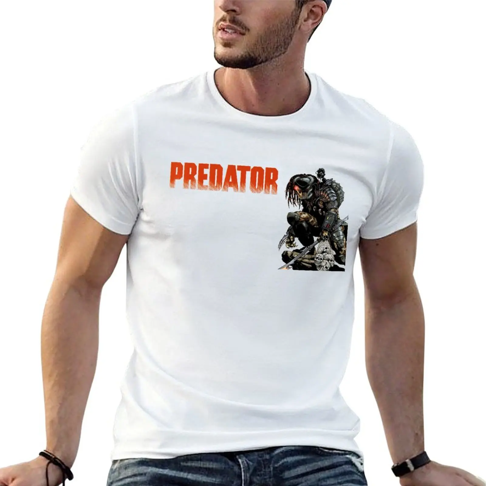 

man t T-Shirt Predator t shirt man shirts plain funny Hunter